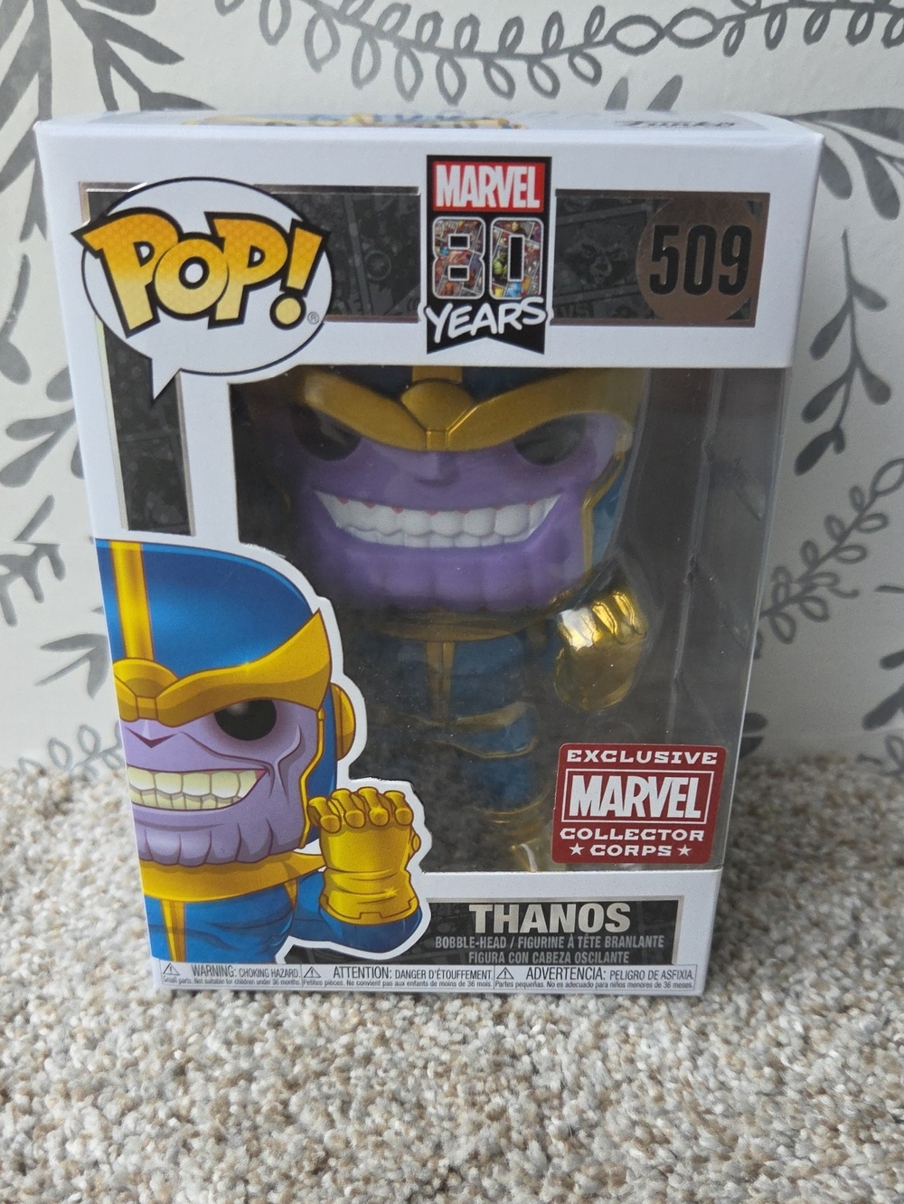 Thanos Funko Pop #509 Marvel Collector Corps
